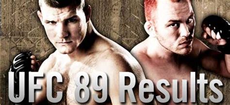 ufc 89 results|mma fights this weekend.